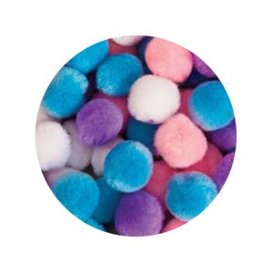 Jumbo Pom Poms 36pc