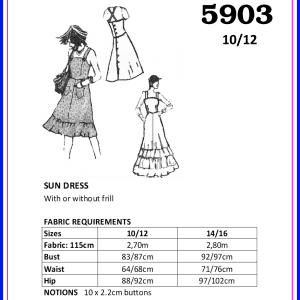 RSG - Pattern 5903 - Sun Dress