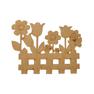 Art Wooden Blanks – Flower Picket Fence (6mm)