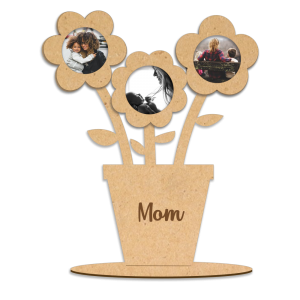 Art Wooden Blanks – Mom Flower Frame