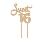 Cake Toppers - Sweet 16