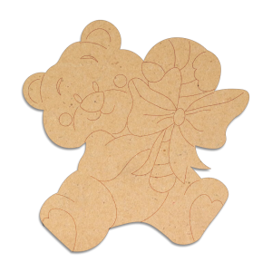 Art Wooden Blanks – Christmas Teddy Bear