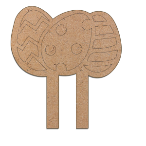 Art Wooden Blanks – Easter Egg Garden Stake
