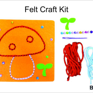 Budget Felt Craft Kit - Mushroom