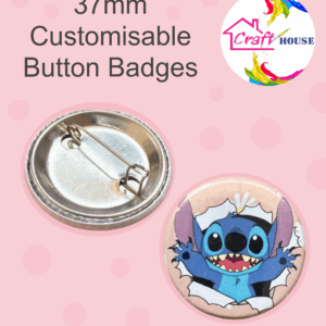 37mm Customisable Button Badges